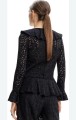 Czarny asymetryczny top (XL)