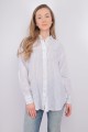 Biała koszula paski (M)