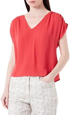 Czerwona bluzka v neck (M)