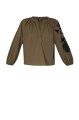 Khaki bluzka cekiny (42)