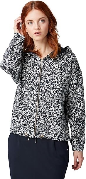 Granatowa bluza wzór zamek (M)
