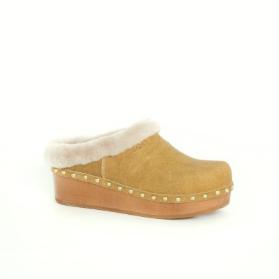 Skórzane ocieplane chodaki (36)