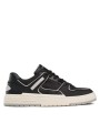 Czarne sneakersy logo (43)