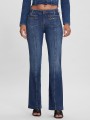 Niebieskie jeansy bootcut (29/32)