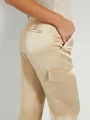 Satynowe spodnie bojówki (M)