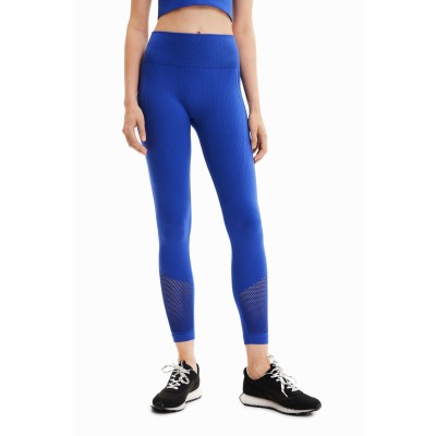 Niebieskie legginsy logo (L)