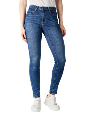 Niebieskie jeansy rurki (29/32)