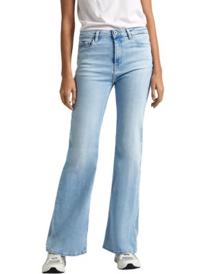 Jasnoniebieskie jeansy dzwony (25/32)