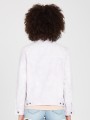 Jeansowa kurtka wzór tie dye (M)