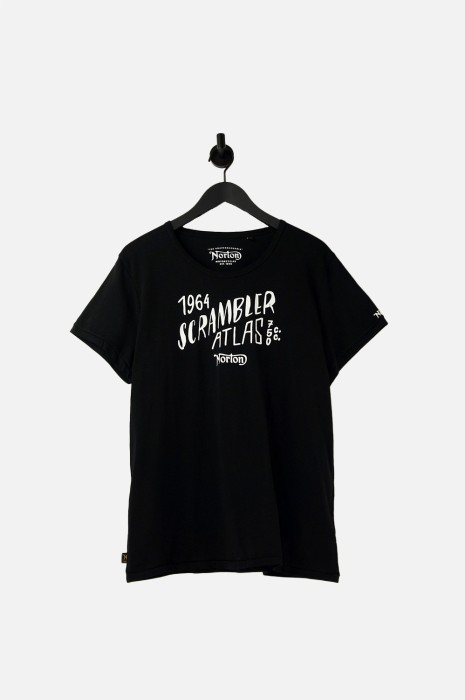 Czarny t-shirt print