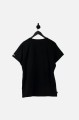 Czarny t-shirt print