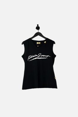 Czarny logowany top (L)