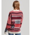 Kolorowy wzorzysty sweter (40)