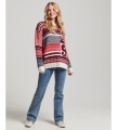 Kolorowy wzorzysty sweter (40)