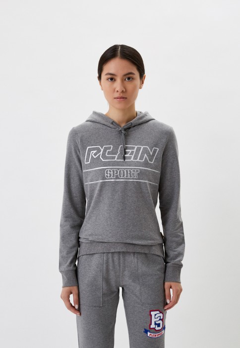 Szara cienka bluza oversize (S)