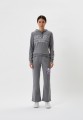 Szara cienka bluza oversize (S)