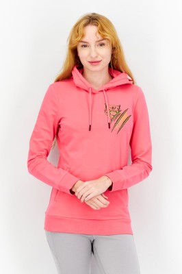 Różowa cienka bluza kaptur (XS)