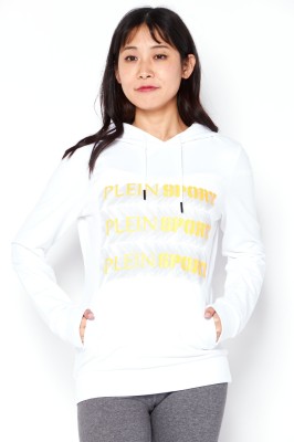Biała logowana bluza (M)