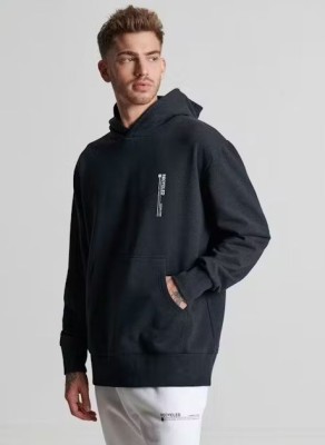 Melanżowa bluza kaptur kieszeń (XS/S)