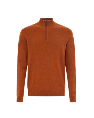 Brązowy sweter stójka (S)