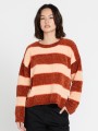 Pasiasty sweter długi rękaw (M)