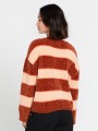 Pasiasty sweter długi rękaw (M)