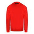 Czerwona bluza nadruk (M)