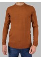 Brązowy klasyczny sweter (XL)