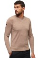 Beżowy sweter melanż (XL)