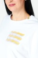 Biała logowana bluza (XL)