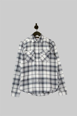 Dwukolorowa koszula zatrzaski (2XL)