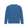 Niebieski sweter pleciony (M)