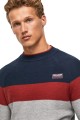 Kolorowy sweter naszywka (M)