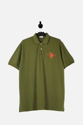 Khaki koszulka polo haft (2XL)
