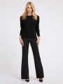 Czarny cienki sweter logo (M)