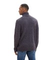 Grafitowy sweter golf (XL)