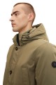 Khaki kurtka parka kaptur (XL)