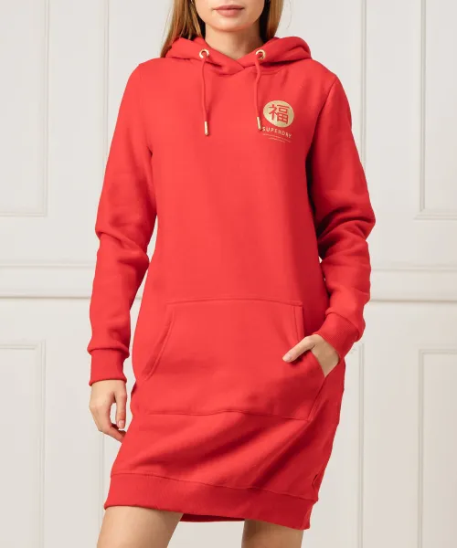 Czerwona sukienka dresowa (40)