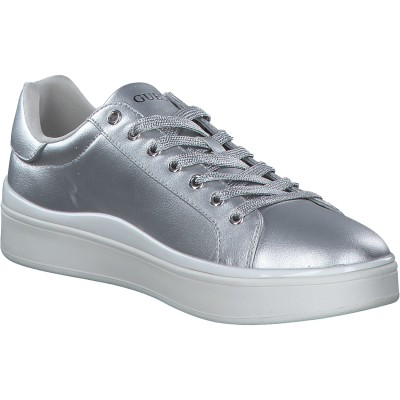 Srebrne sznurowane sneakersy (40)