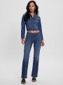 Niebieskie jeansy bootcut (25/32)