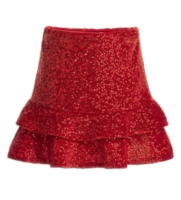 Cekinowa spódnica mini (11-12L)