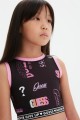 Czarny logowany top (12L)