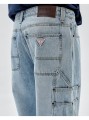 Niebieskie proste jeansy (30)