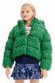 Zielona puchowa kurtka (13-14L)