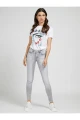 Szare jeansy rurki zamek (24)