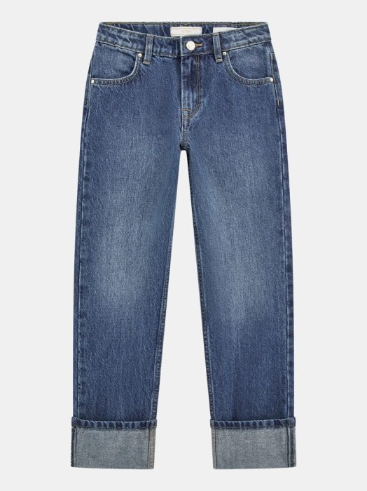 Niebieskie proste jeansy (8L)