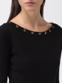 Czarny dopasowany sweter (L)
