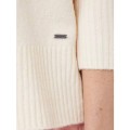 Luźny sweter ecru v neck (XS)