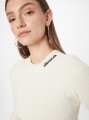 Krótki sweter ecru logo (42)