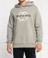 Szara melanżowa bluza logowana (XL)